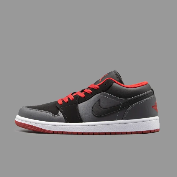 نایکی جردن 1 بلک گری ساق کوتاه | Nike Air Jordan 1 Low OG Black Gray