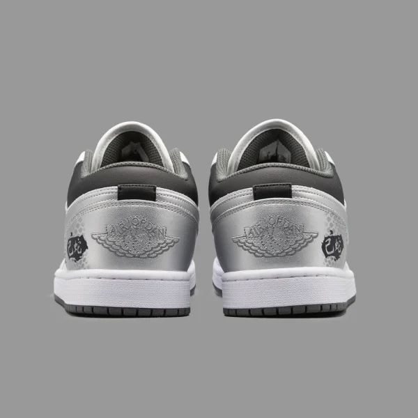 نایکی جردن 1 اسنیک سفید ساق کوتاه | Nike Air Jordan 1 Low OG Snake White - Image 4