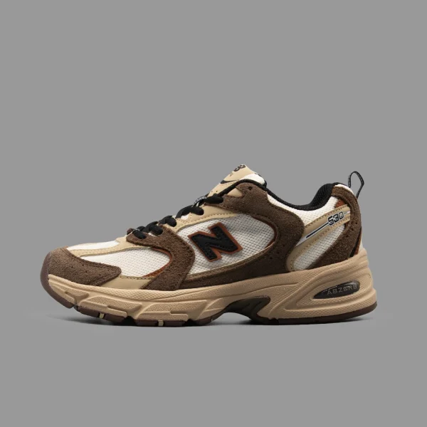 نیوبالانس 530 کرم قهوه ای | New Balance 530 Cream Brown