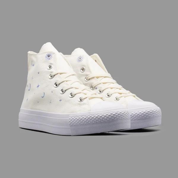 کانورس پلتفرم ماه و ستاره ای ساقدار | Converse Platform Moon & Stars Hightop - Image 2
