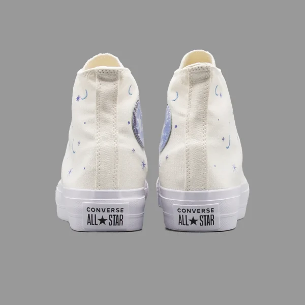 کانورس پلتفرم ماه و ستاره ای ساقدار | Converse Platform Moon & Stars Hightop - Image 4