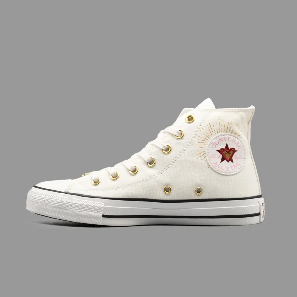 کانورس قلبی وینتیج ساقدار | Converse Classic Hearts Vintage Hightop