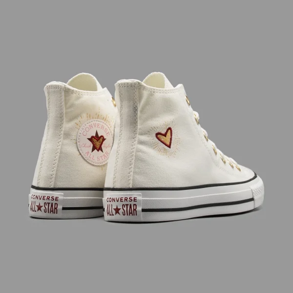کانورس قلبی وینتیج ساقدار | Converse Classic Hearts Vintage Hightop - Image 3