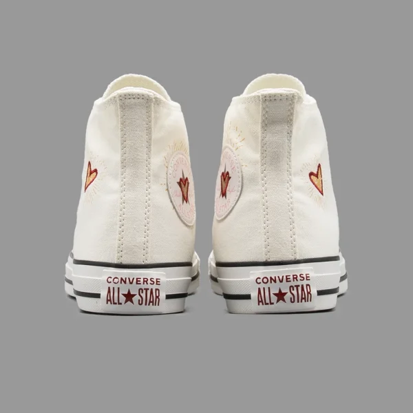 کانورس قلبی وینتیج ساقدار | Converse Classic Hearts Vintage Hightop - Image 4