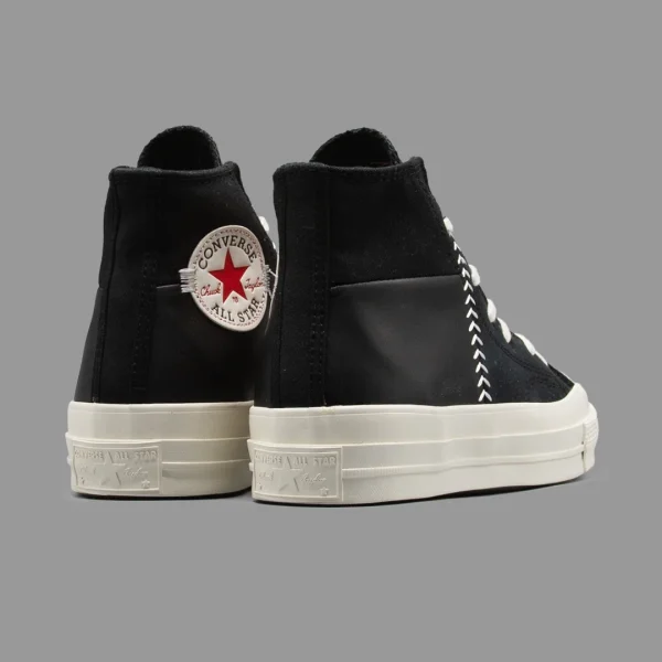 کانورس کرفتد میکس مشکی ساقدار | Converse Crafted Mixed Material Black Hightop - Image 3