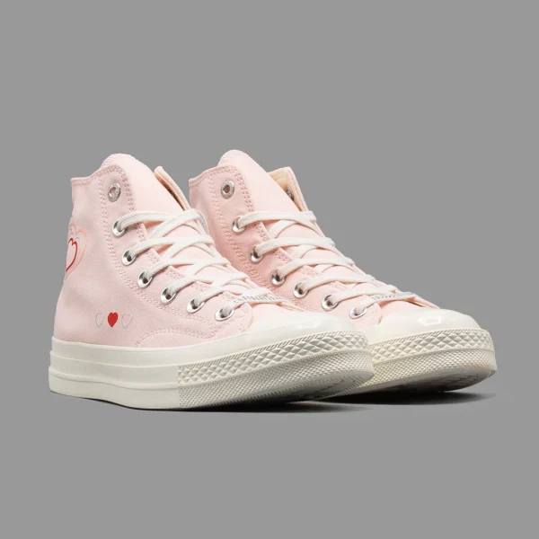 کانورس 1970 هارتس بسکت ساقدار | Converse 1970s Hearts Basket Hightop - Image 2