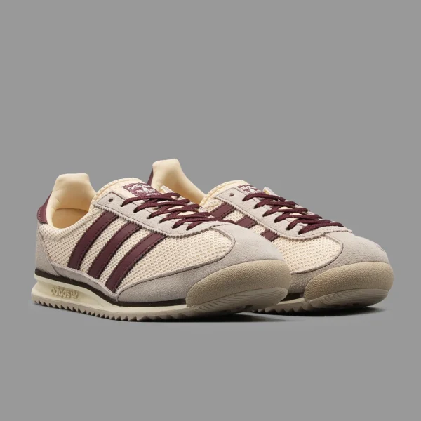 آدیداس اس ال 72 بژ زرشکی | Adidas SL 72 OG Crystal Sand Shadow Red - Image 2