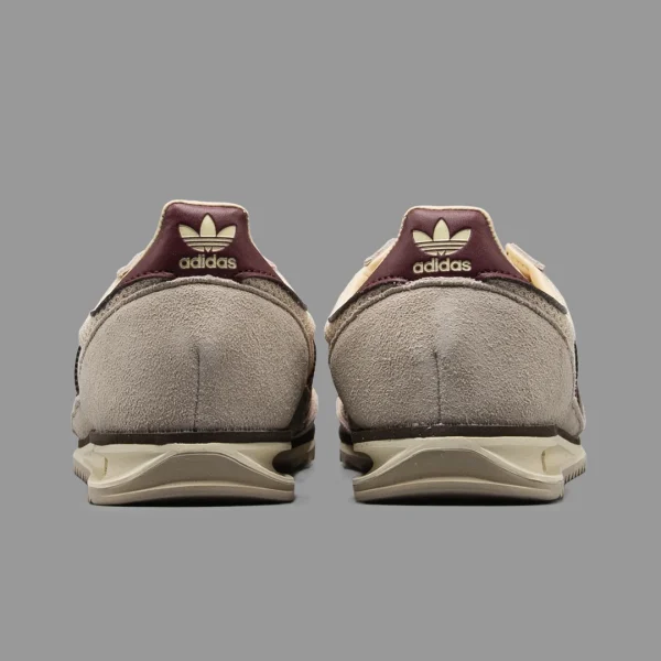 آدیداس اس ال 72 بژ زرشکی | Adidas SL 72 OG Crystal Sand Shadow Red - Image 4