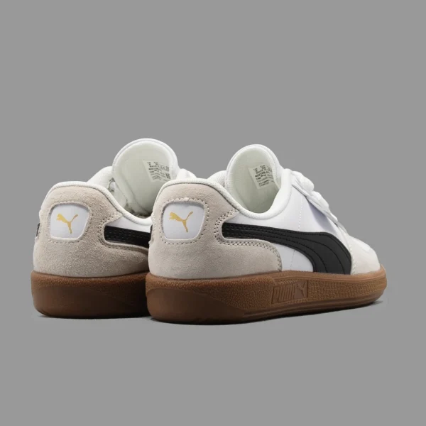 پوما پالرمو سفید مشکی | Puma Palermo White Black - Image 3
