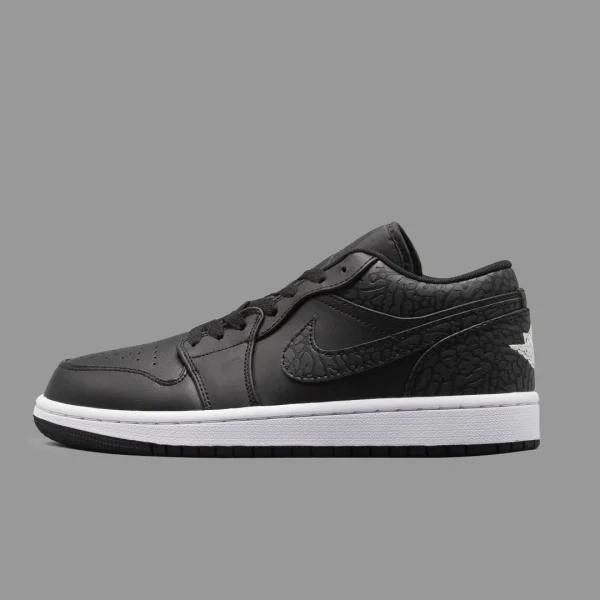 نایکی جردن 1 بلک الفنت ساق کوتاه | Nike Air Jordan 1 Low Black Elephant