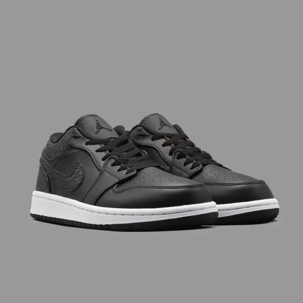 نایکی جردن 1 بلک الفنت ساق کوتاه | Nike Air Jordan 1 Low Black Elephant - Image 2