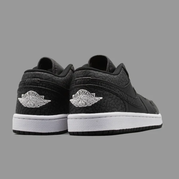 نایکی جردن 1 بلک الفنت ساق کوتاه | Nike Air Jordan 1 Low Black Elephant - Image 3