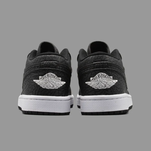 نایکی جردن 1 بلک الفنت ساق کوتاه | Nike Air Jordan 1 Low Black Elephant - Image 4