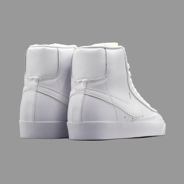 نایکی بلیزر تمام سفید ساقدار | Nike Blazer Mid 77 Vintage All White - Image 3