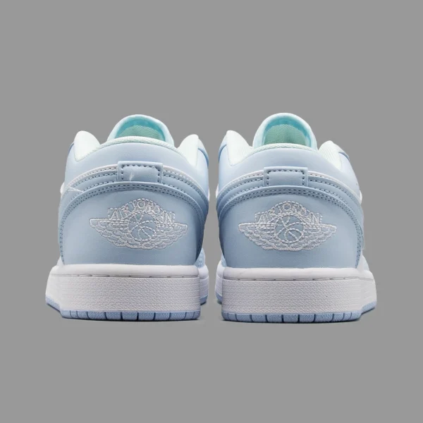 نایکی جردن 1 آیس بلو ساق کوتاه  | Nike Jordan 1 Ice Blue - Image 4