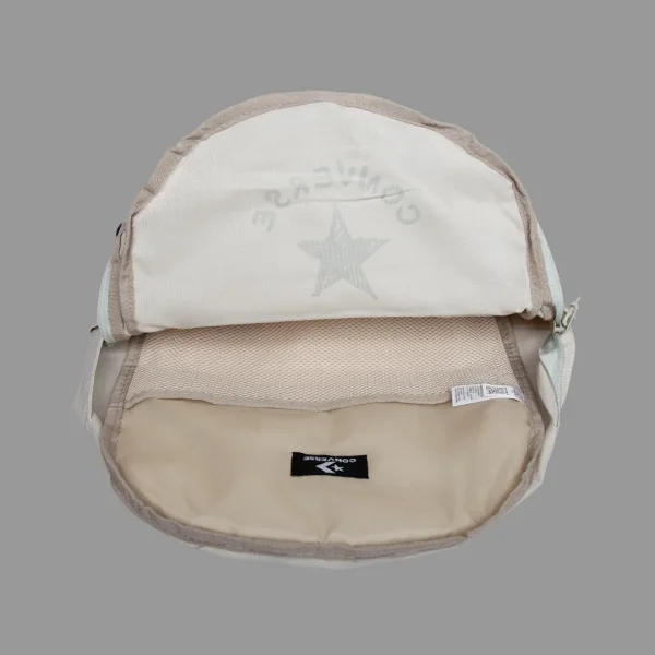 کوله پشتی کانورس بیسیک کرم پسته ای طرحدار | Converse Backpack Basic Pink Red - Image 6