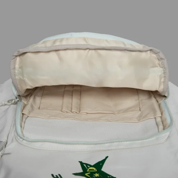 کوله پشتی کانورس بیسیک کرم پسته ای طرحدار | Converse Backpack Basic Pink Red - Image 5