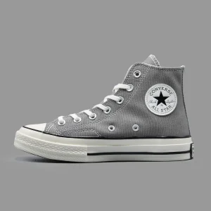 کانورس آل استار 1970 طوسی ساقدار | Converse All Star Chuck Taylor 1970s Stone Grey Hightop