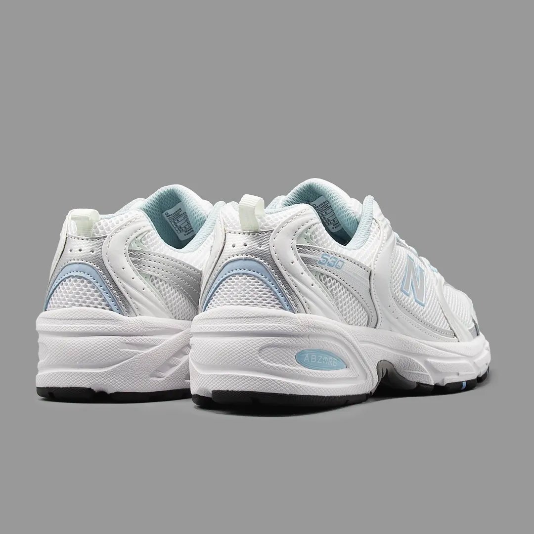 نیوبالانس 530 سفید آبی روشن | New Balance 530 White Light Blue 3 نیوبالانس 530 سفید آبی روشن | New Balance 530 White Light Blue - Image 3