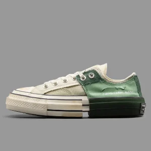 کانورس آل استار فنگ چن ونگ شیری سبز ساق کوتاه | Converse All Star Feng Chen Wang Beige Green Lowtop