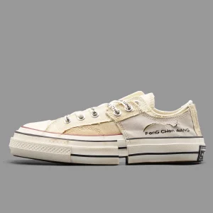 کانورس آل استار فنگ چن ونگ شیری ساق کوتاه | Converse All Star Feng Chen Wang Beige Lowtop