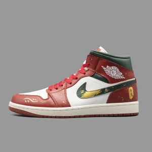 نایکی جردن 1 یر اف د هورس ساقدار | Nike Air Jordan 1 High OG Year Of The Horse