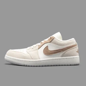 نایکی جردن 1 کرم قهوه ای ساق‌کوتاه | Nike Air Jordan 1 Low SE Light Brown